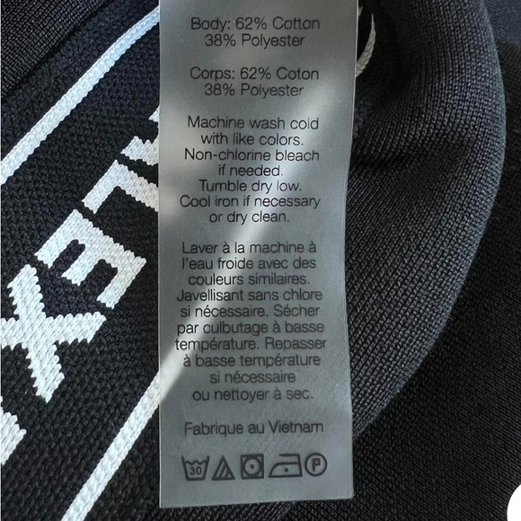 Alexander Wang Sleek Logo Tape Track Pant in Black sz Small - Picture 5 of 5